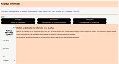 Desktop Screenshot of abortuscentra-vlaanderen.be